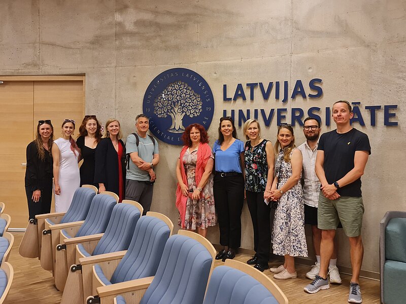 Projekta CAMINO partneri viesojas Latvijas Universitātē un turpina plānot nākamās projekta aktivitātes